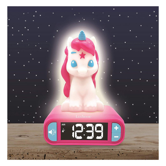Lexibook RL800UNI Unicorn Night Light Alarm Clock