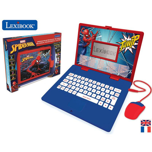 Spider-Man Bilingual Educational Laptop with 124 Activites