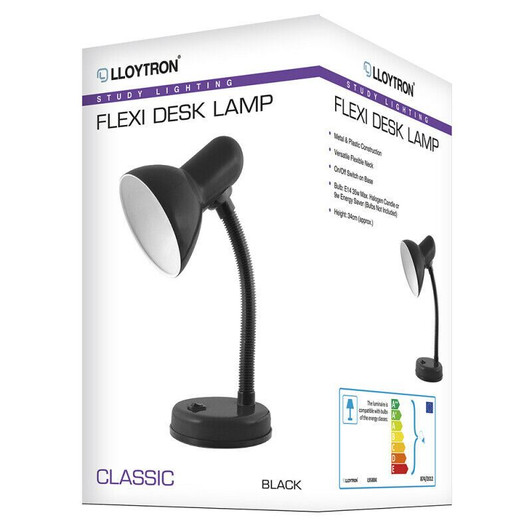 Lloytron L958BK Desk Lamp - Black