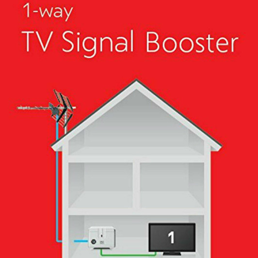 One For All �1 Way TV Signal Booster