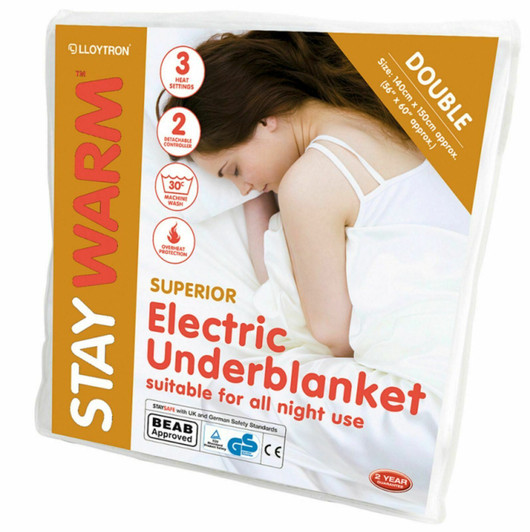 Lloytron Luxury Heated Electric Underblanket - Double