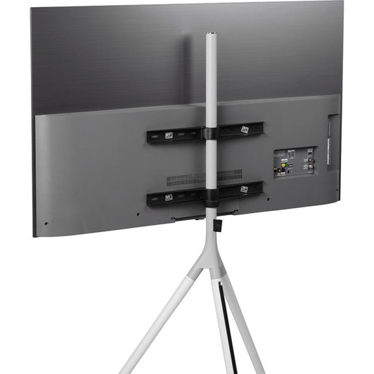 Full Metal Tripod TV Stand for Screen Size 32-65 inch - Arctic White
