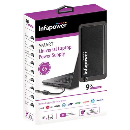 Infapower 65W Laptop Automatic Power Supply