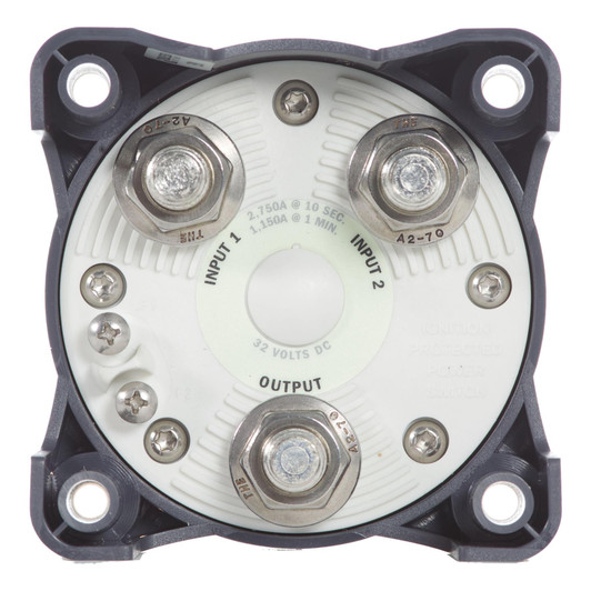 Blue Sea Heavy Duty 3-Way Battery Switch with AFD