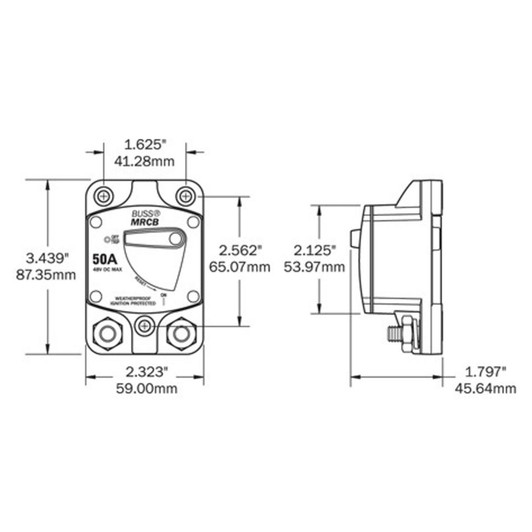 Blue SeaSystems 187-Series Marine Circuit Breaker - 150A