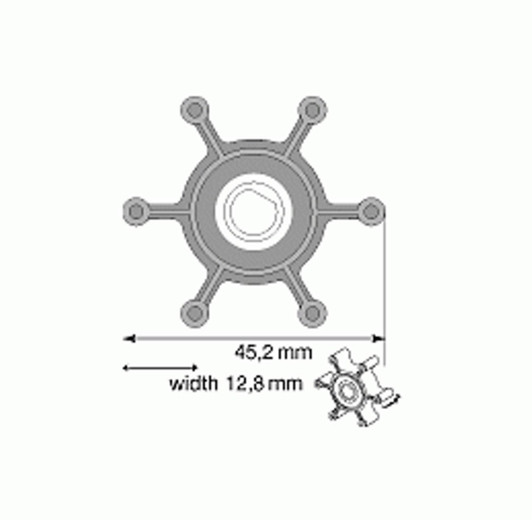 Johnson 09-1052S-9 Impeller Service Repair Kit