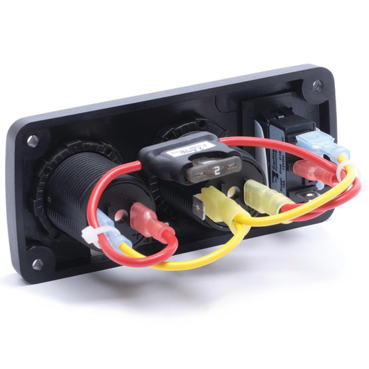 Blue Sea Systems 4363 USB Socket & Circuit Breaker Panel