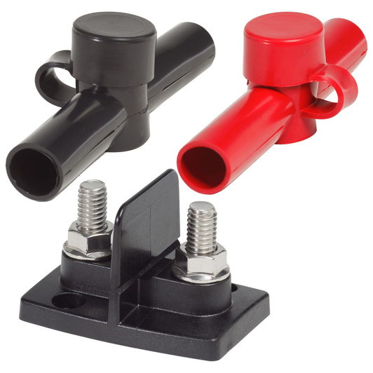 Blue Sea Systems 2017 Dual Power Post 2 x 3/8