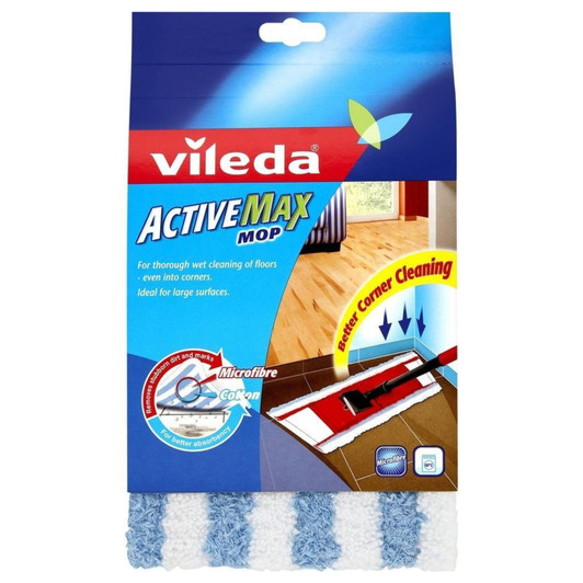 Vileda Active Max Flat Mop Refill Microfibre Pad Original