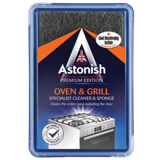 Astonish Premium Edition Oven & Grill Cleaner with Sponge - 1 x 250g