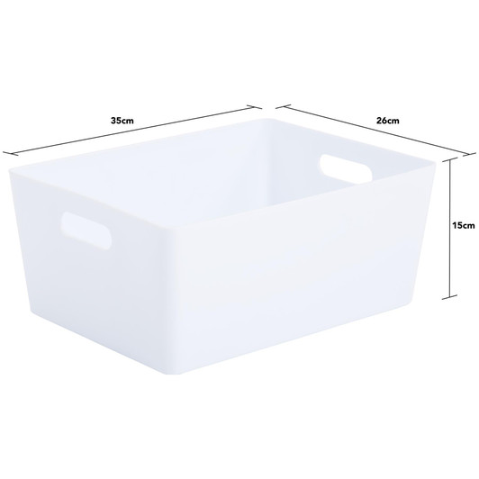 Wham Studio Tray 26x35cm Rectangular 5.02 Ice White
