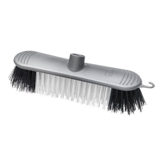 Addis Broom Head Stiff Bristle Metallic Silver