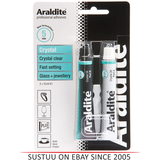 Araldite Crystal Tubes 2 x 15ml 400008 (6)