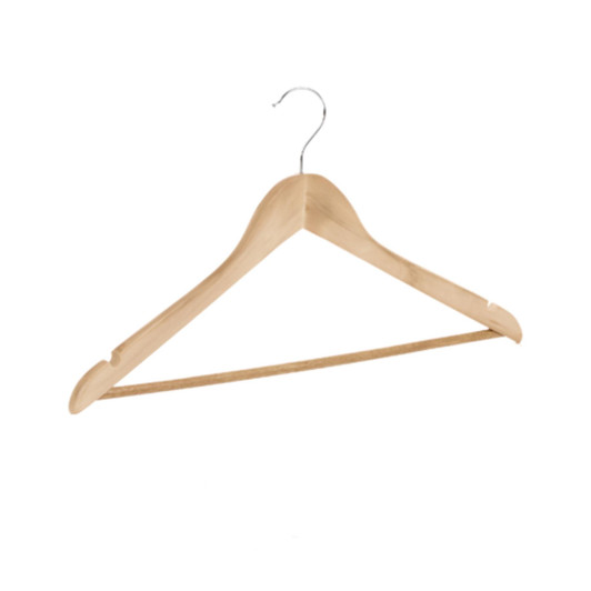 Orwell Wooden Wishbone Hanger with Trouser Bar