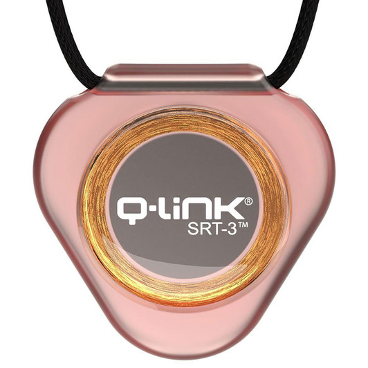 Q-Link SRT-3 Translucent Triangle Acrylic Rosewater Pendant