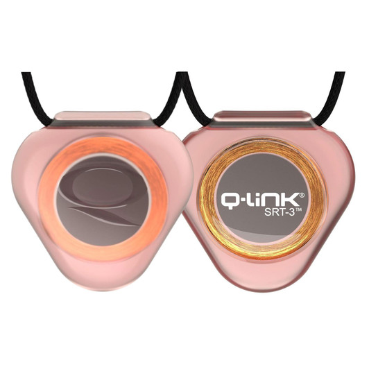 Q-Link SRT-3 Translucent Triangle Acrylic Rosewater Pendant