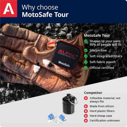 Alpine EarPlugs Motorcycle Hearing Protectors