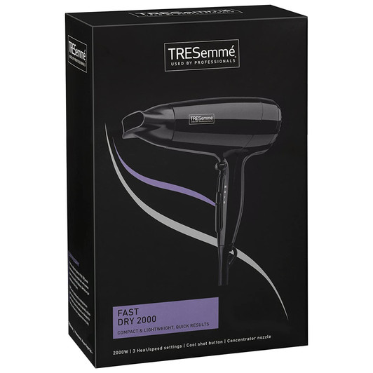 Hair Dryer | Compact | 2000W | 3 Heat & Speed