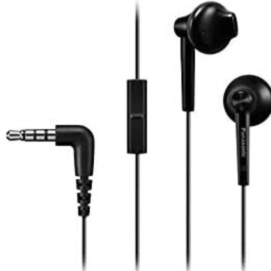 Earphones | In Ear | Mic & Remote for Mobile | Blk