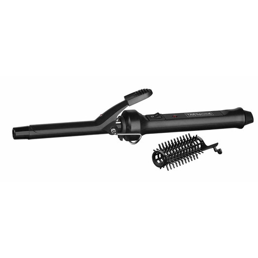 TRESemme Curling Tongs Ceramic Barrel Brush Attachment Hot Brush Black 185C