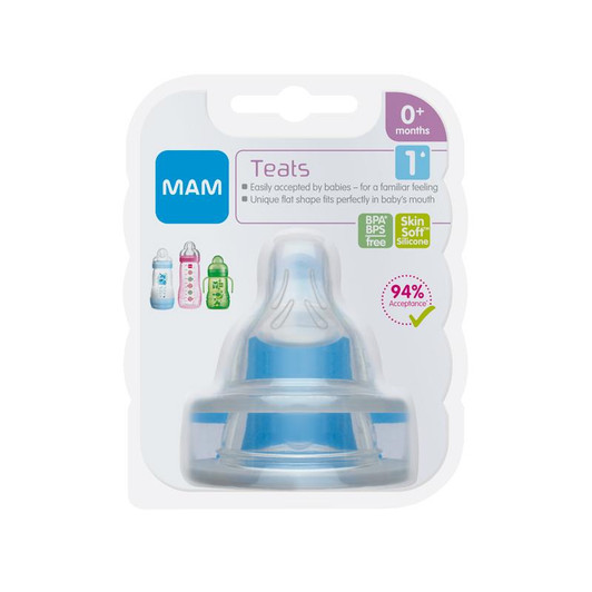 MAM Teat Slow Flow 2Pk