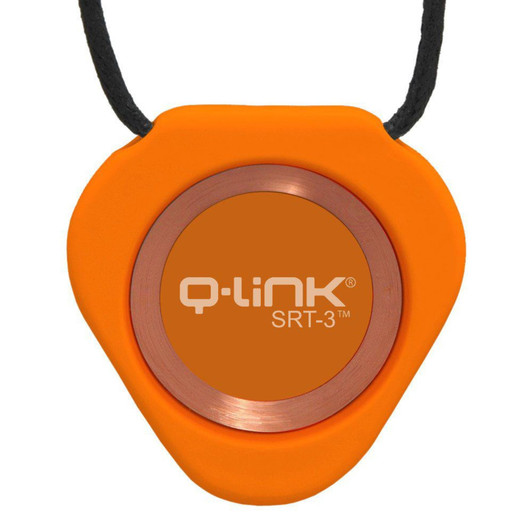 Q-Link SRT-3 Triangle Acrylic Pendant - Orange1