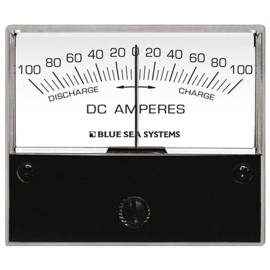 Blue Sea Systems Analogue 100-0-100A DC Ammeter with Shunt