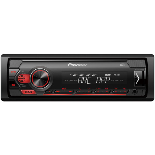 Pioneer MVH-S220DAB Single Din Car Stereo Media Player