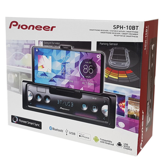 Pioneer SPH-10BT Car Audio Digital Media Smart Sync Smartphone Receiver