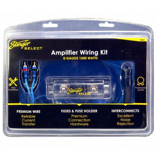 Stinger Car Amplifier CCA Cable Wiring Kit