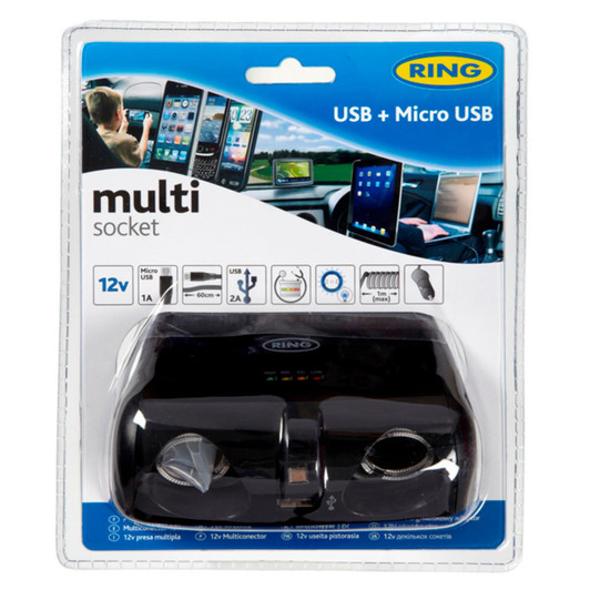 Ring Twin Multisocket Charger