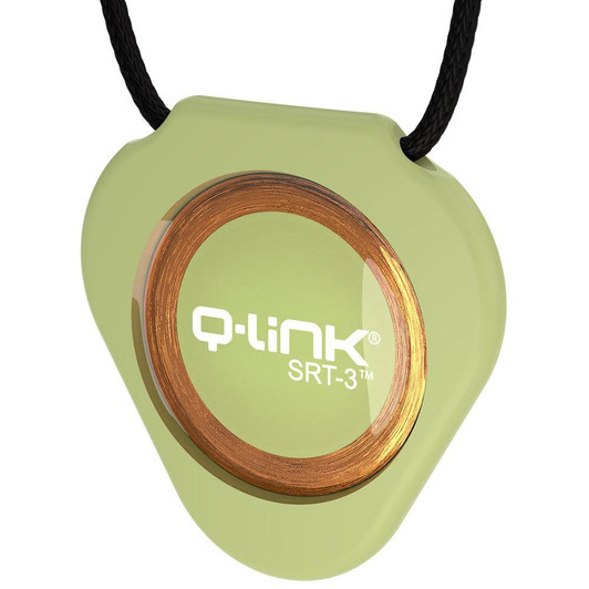 Q-Link SRT-3 Triangle Acrylic Verdure Pendant - For Well-Being