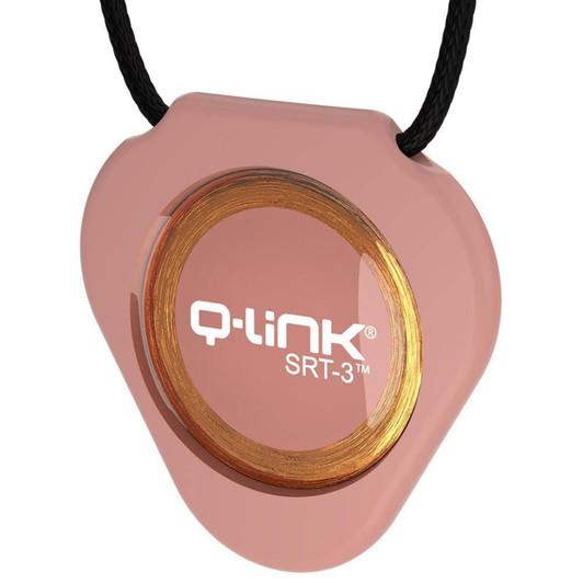 Q-Link SRT-3 Triangle Slim Taos Clay Pendant