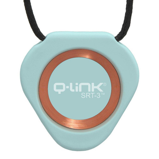 Q-Link SRT-3 Triangle Acrylic Pendant - Sleek Blue