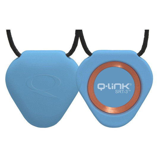 Q-Link SRT-3 Triangle Acrylic Pendant - Trans Blue