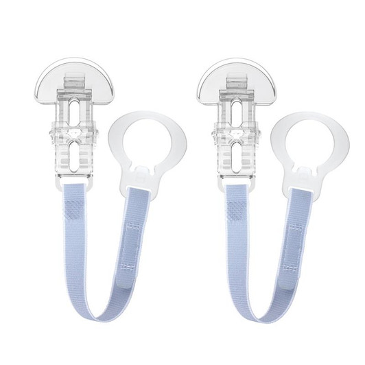 MAM Pastel Clip Grey 2PK