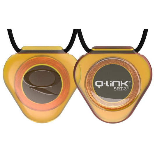 Q-Link SRT-3 Triangle Acrylic Pendant - Astral Amber