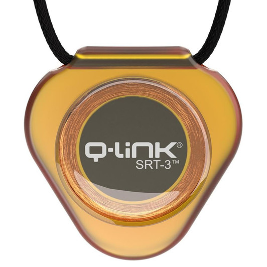 Q-Link SRT-3 Triangle Acrylic Pendant - Astral Amber