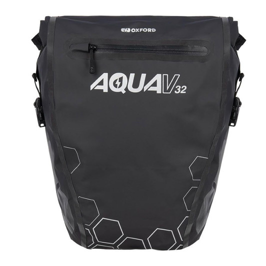 Oxford Aqua Double Pannier PVC Motorcycle Bike Backpack