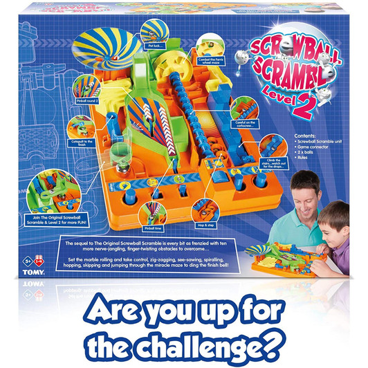 TOMY Screwball Scramble Action Board Game