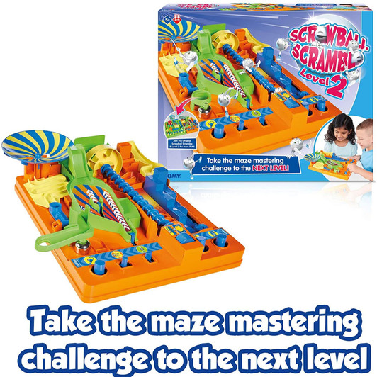TOMY Screwball Scramble Action Board Game