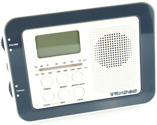 Texson Kitchen LED Under Cabinet AM/FM Radio