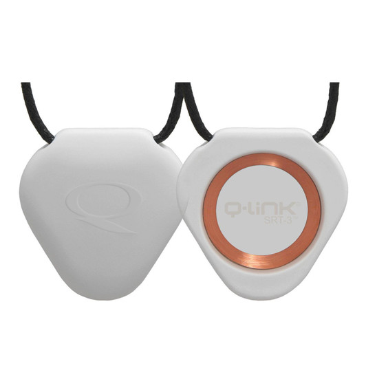 Q-Link SRT-3 Triangle Acrylic Pendant - White