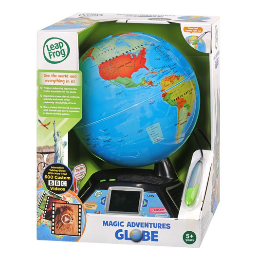 LeapFrog Interactive Childrens Globe, Smart Globe for Kids to Learn Geography While Having Fun, Pre School Educational Toys for Children 5, 6, 7+ Year Olds