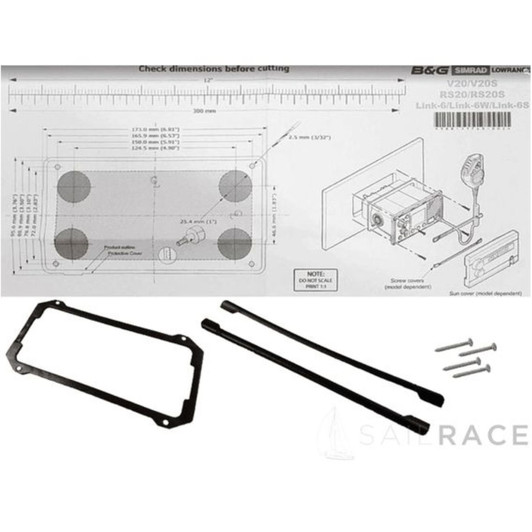 B&G V60 VHF Marine Radio with Built-In Class D DSC & AIS-RX│Integrated GPS│IPx7