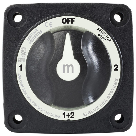 Blue Sea Systems M-Series Mini Selector Battery Switch