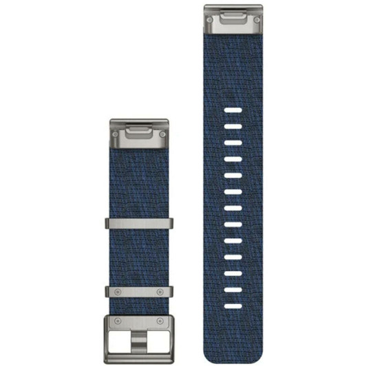 Garmin QuickFit 22 Wrist Watch Strap Band - Jacquard-weave Nylon Strap � Indigo