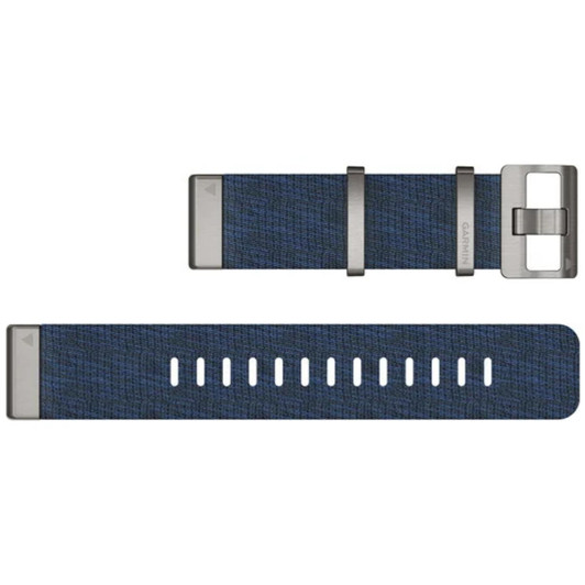 Garmin QuickFit 22 Wrist Watch Strap Band - Jacquard-weave Nylon Strap � Indigo