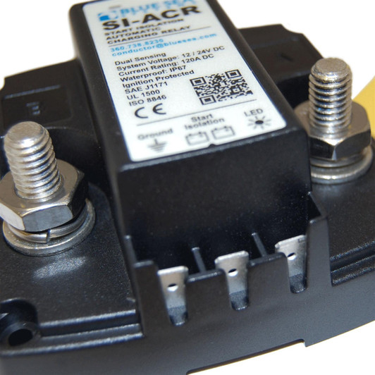 Blue Sea SI-ACR Series 12-24V Automatic Charging Relay│With Start Isolation│120A