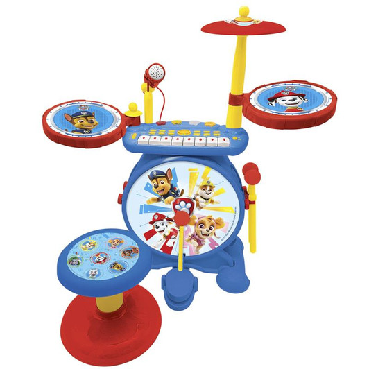 Paw Patrol Electronic Luminous Drums Set with Seat